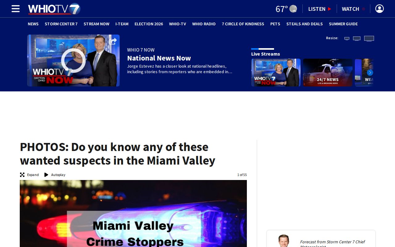 Montgomery County wanted notice record from local Crime Stoppers coverage